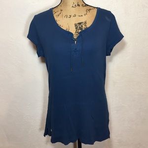 Casual Ralph Lauren Ribbed Pullover Top XL